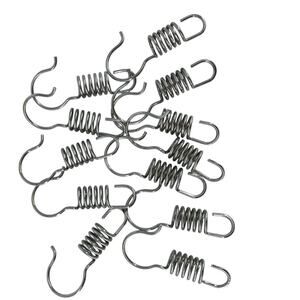 Spring Shaped Shower Curtain Rings Hooks 12